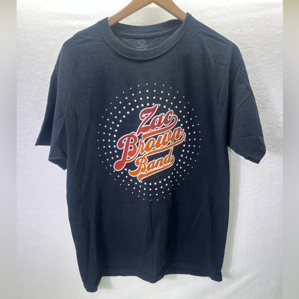 Zac Brown Band 2012 Tour Shirt Mens L Music Country T-shirt‎ Black Event 1874